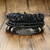 4pc. Leather Bracelets for Men