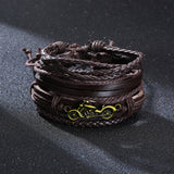 4pc. Leather Bracelets for Men