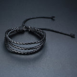 4pc. Leather Bracelets for Men