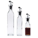 Transparent Glass Cruet Bottle