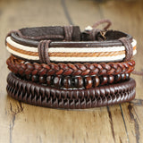 4pc. Leather Bracelets for Men