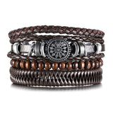 4pc. Leather Bracelets for Men