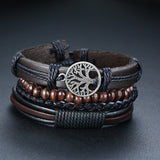 4pc. Leather Bracelets for Men