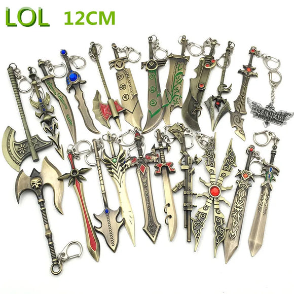 League Of Legend Weapon Key Chain