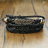 4pc. Leather Bracelets for Men