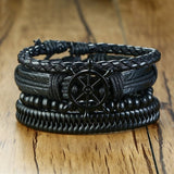 4pc. Leather Bracelets for Men