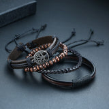 4pc. Leather Bracelets for Men