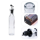 Transparent Glass Cruet Bottle