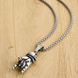 Stainless Steel Punk Chain Necklace