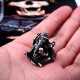 Stainless Steel Buddha Ring