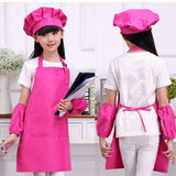 4 pcs/set Children Cooking Baking Apron