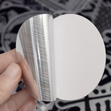 50 PCS Metallic Black and White Stickers