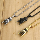 Stainless Steel Punk Chain Necklace