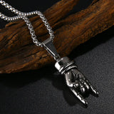 Stainless Steel Punk Chain Necklace