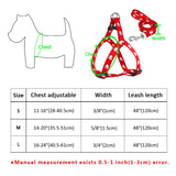 Adjustable Dog Harness w/ Leash