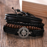 4pc. Leather Bracelets for Men