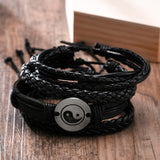 4pc. Leather Bracelets for Men