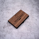 Wood Business Card Case