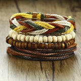 4pc. Leather Bracelets for Men