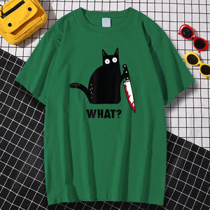 Cat "What?" T-Shirt