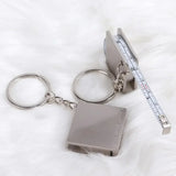 Stainless Steel Key Ring Tape Measure