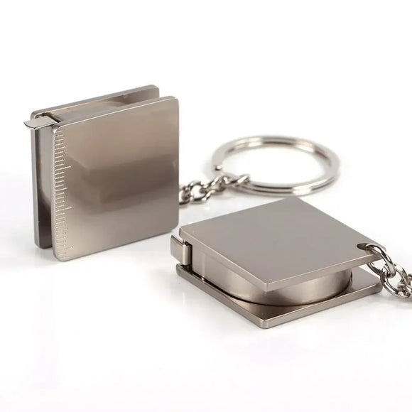 Stainless Steel Key Ring Tape Measure