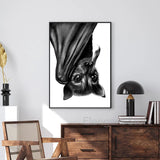 Vintage Bat Canvas Artwork