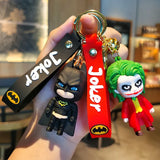 Anime Batman and Joker Keychain