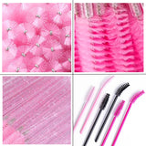 50/100/300/500pcs Disposable Eyelash Brushes