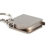 Stainless Steel Key Ring Tape Measure