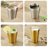 Double-Wall Keep Cold Stainless Steel Mug