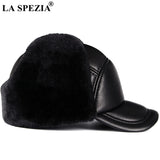 Genuine Sheepskin Bomber Hat