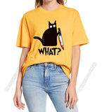 Cat "What?" T-Shirt