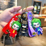 Anime Batman and Joker Keychain