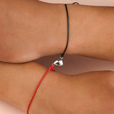 2pcs Magnet Heart Bracelet