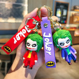 Anime Batman and Joker Keychain