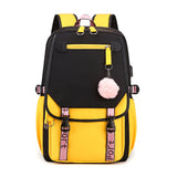 USB Port Canvas Backpack