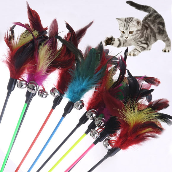 Feather Stick Cat Toy