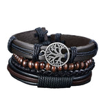 4pc. Leather Bracelets for Men