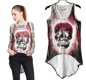 Skull City Short Vest